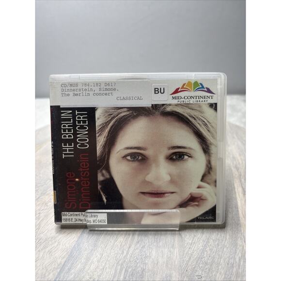 Simone Dinnerstein – The Berlin Concert (CD, 2008, Telarc, Library Copy) - Picture 1 of 5